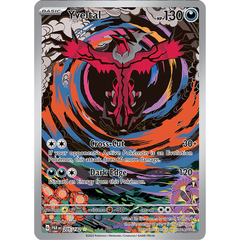 Yveltal 205/182 - Paradox Rift Enkeltkort