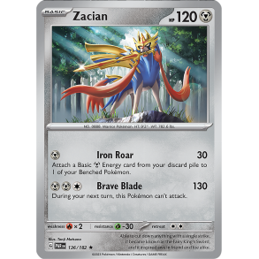 Zacian 136/182 - Paradox Rift Enkeltkort
