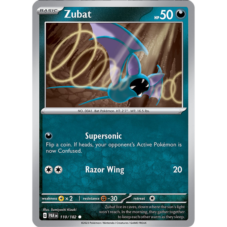Zubat 110/182 - Paradox Rift Enkeltkort