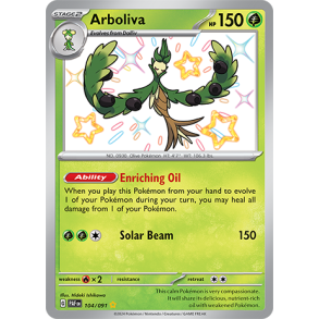 Arboliva 104/091 - Paldean Fates Enkeltkort