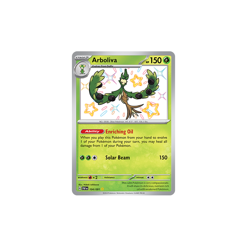 Arboliva 104/091 - Paldean Fates Enkeltkort