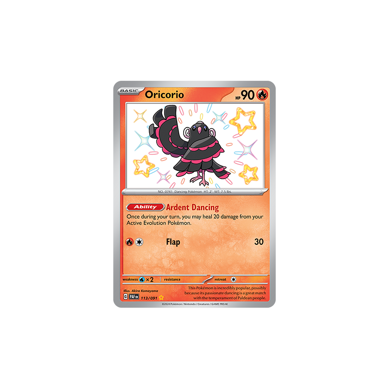 Oricorio 113/091 - Paldean Fates Enkeltkort