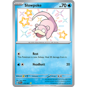 Slowpoke 116/091 - Paldean Fates Enkeltkort