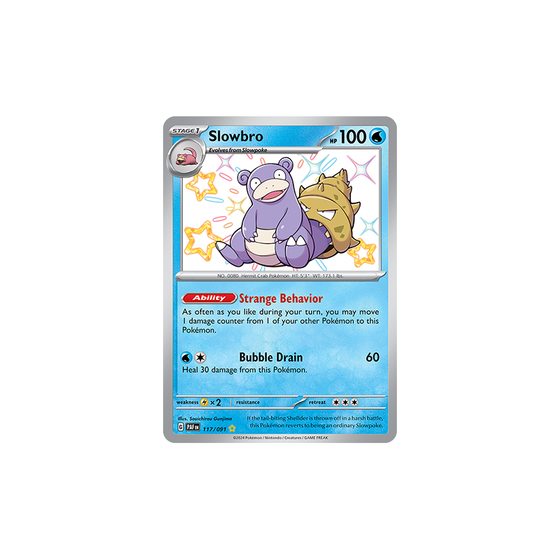 Slowbro 117/091 - Paldean Fates Enkeltkort