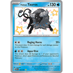 Paldean Tauros 120/091 - Paldean Fates Enkeltkort