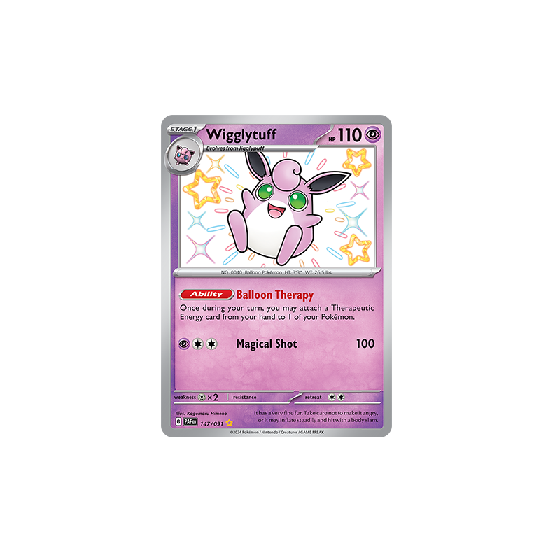 Wigglytuff 147/091 - Paldean Fates Enkeltkort