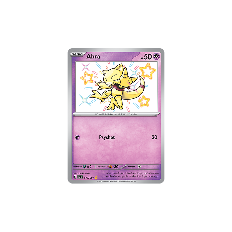 Abra 148/091 - Paldean Fates Enkeltkort