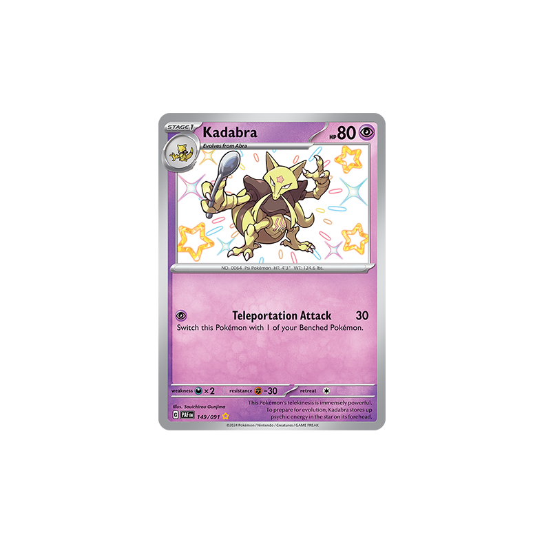 Kadabra 149/091 - Paldean Fates Enkeltkort