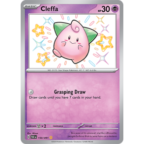 Cleffa 150/091 - Paldean Fates Enkeltkort