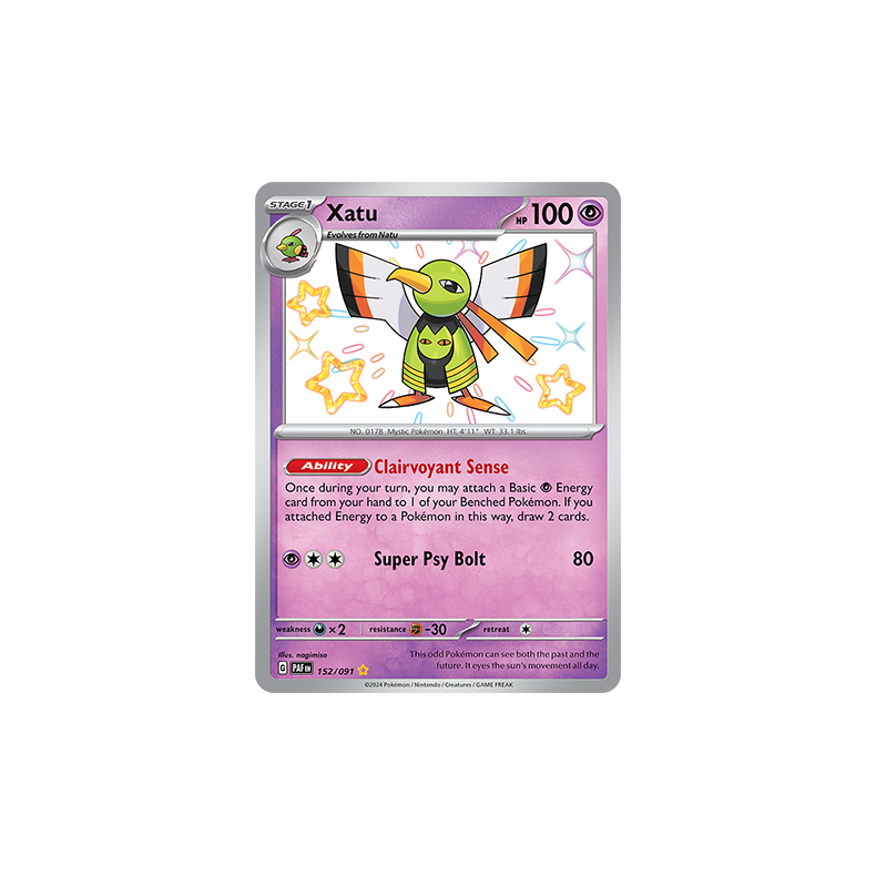 Xatu 152/091 - Paldean Fates Enkeltkort