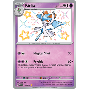 Kirlia 154/091 - Paldean Fates Enkeltkort