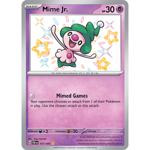 Mime Jr. 157/091 - Paldean Fates Enkeltkort
