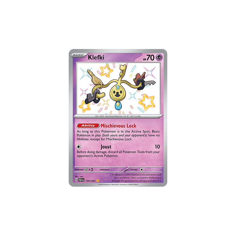 Klefki 159/091 - Paldean Fates Enkeltkort