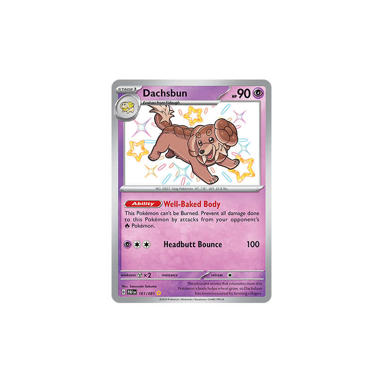 Dachsbun 161/091 - Paldean Fates Enkeltkort