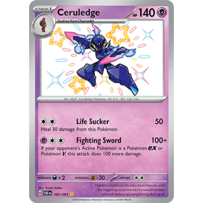 Ceruledge 162/091 - Paldean Fates Enkeltkort