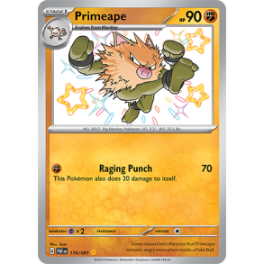 Primeape 170/091 - Paldean Fates Enkeltkort