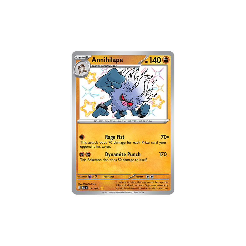 Annihilape 171/091 - Paldean Fates Enkeltkort