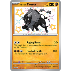 Paldean Tauros 172/091 - Paldean Fates Enkeltkort