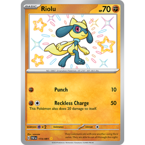 Riolu 173/091 - Paldean Fates Enkeltkort