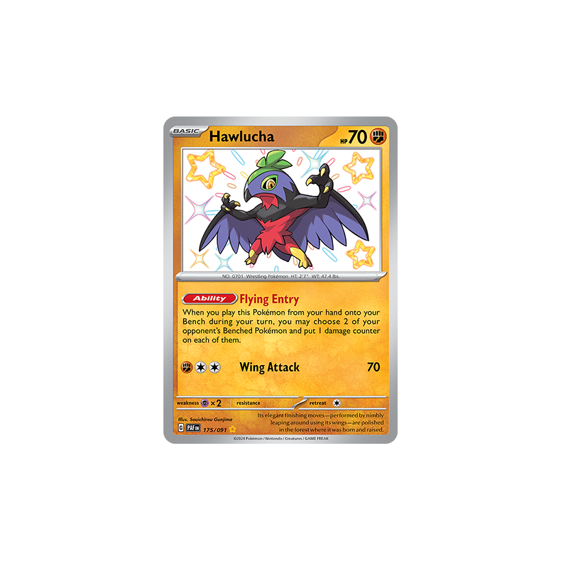 Hawlucha 175/091 - Paldean Fates Enkeltkort