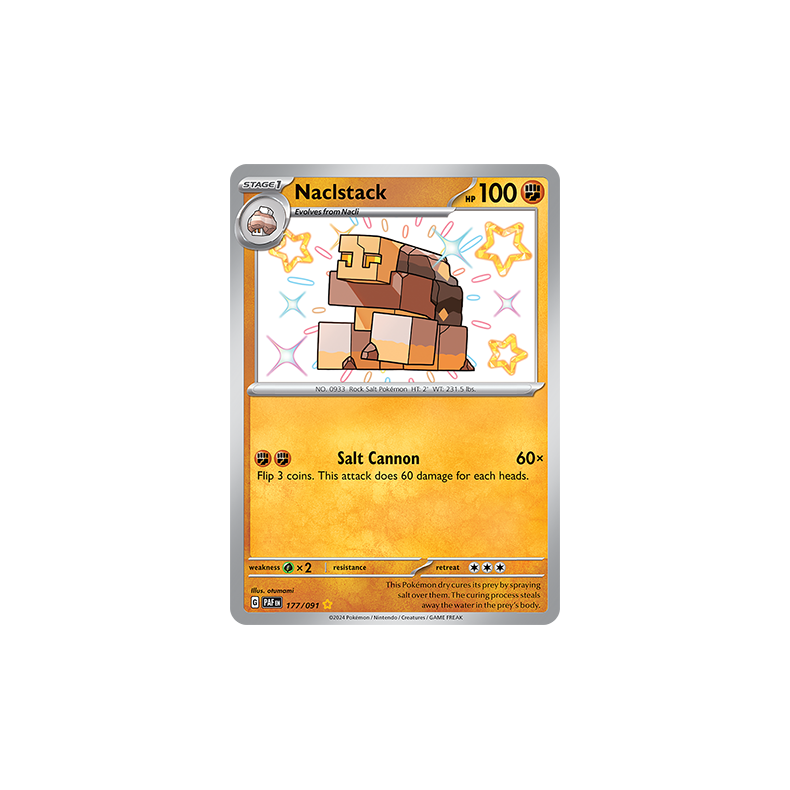 Naclstack 177/091 - Paldean Fates Enkeltkort