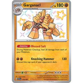 Garganacl 178/091 - Paldean Fates Enkeltkort
