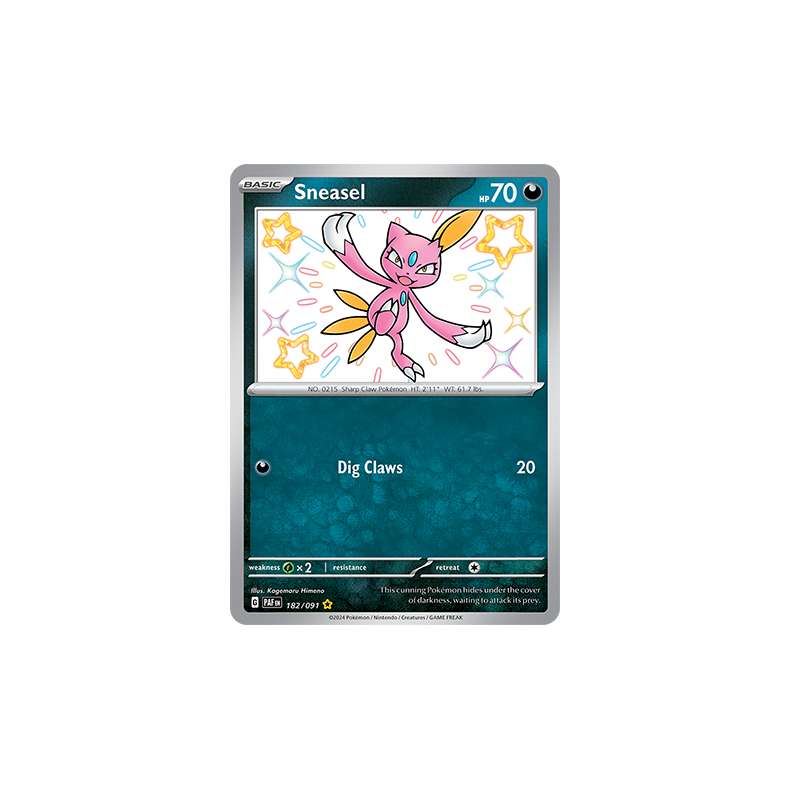 Sneasel 182/091 - Paldean Fates Enkeltkort