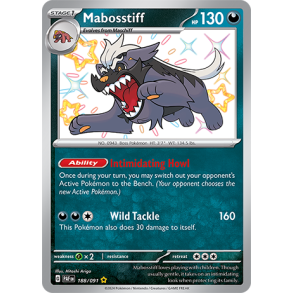 Mabosstiff 188/091 - Paldean Fates Enkeltkort
