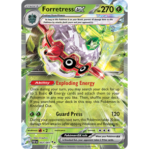 Forretress ex 002/091 - Paldean Fates Enkeltkort