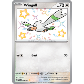 Wingull 203/091 - Paldean Fates Enkeltkort