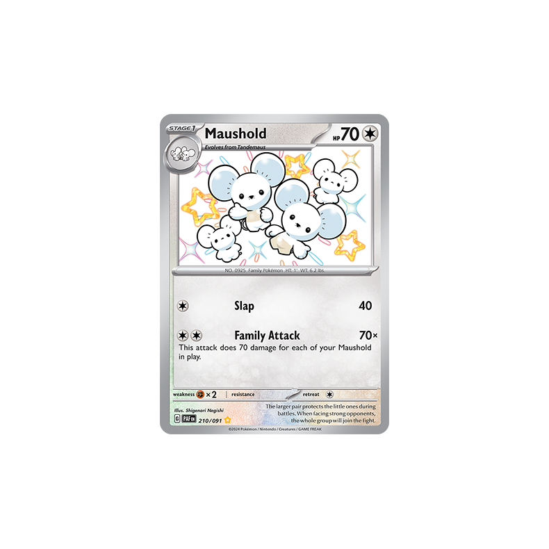 Maushold 210/091 - Paldean Fates Enkeltkort