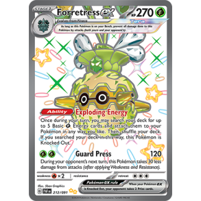 Forretress ex 212/091 - Paldean Fates Enkeltkort