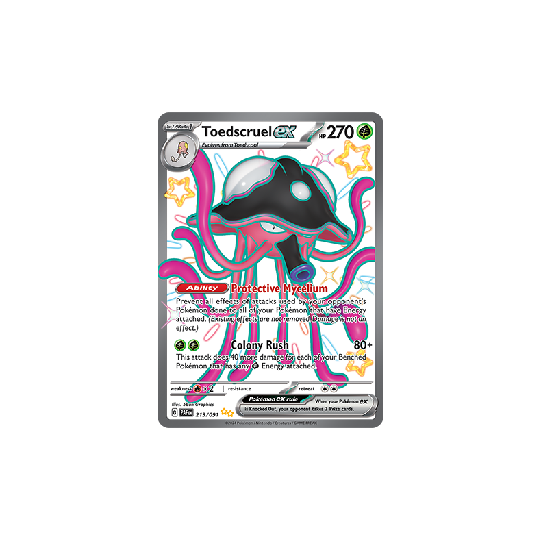 Toedscruel ex 213/091 - Paldean Fates Enkeltkort
