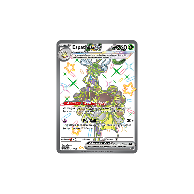 Espathra ex 214/091 - Paldean Fates Enkeltkort