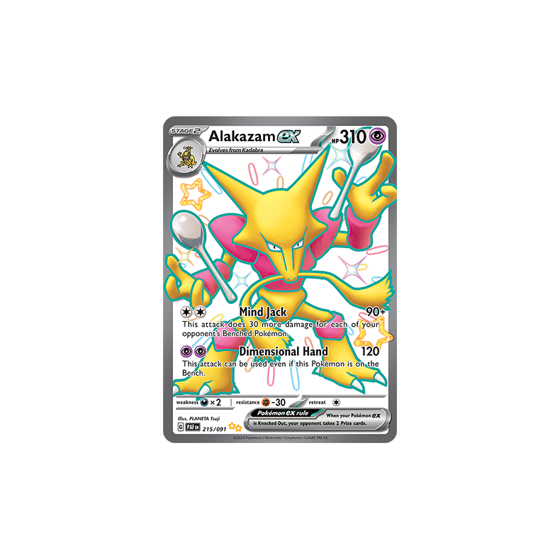 Alakazam ex 215/091 - Paldean Fates Enkeltkort