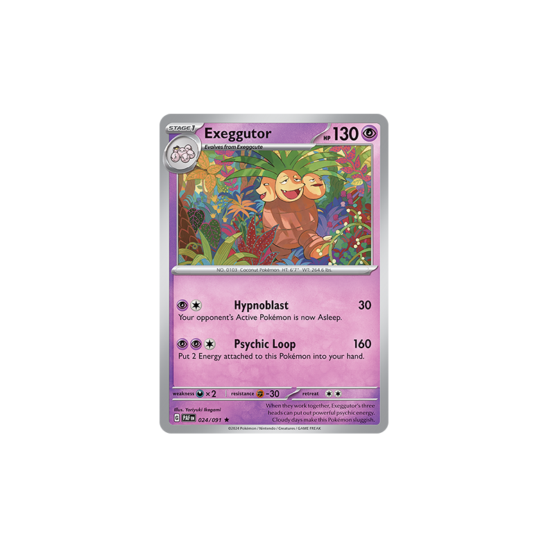 Exeggutor 024/091 - Paldean Fates Enkeltkort