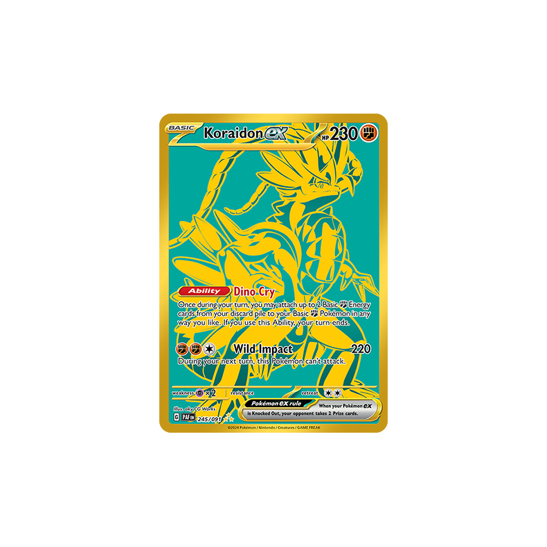 Koraidon ex 245/091 - Paldean Fates Enkeltkort