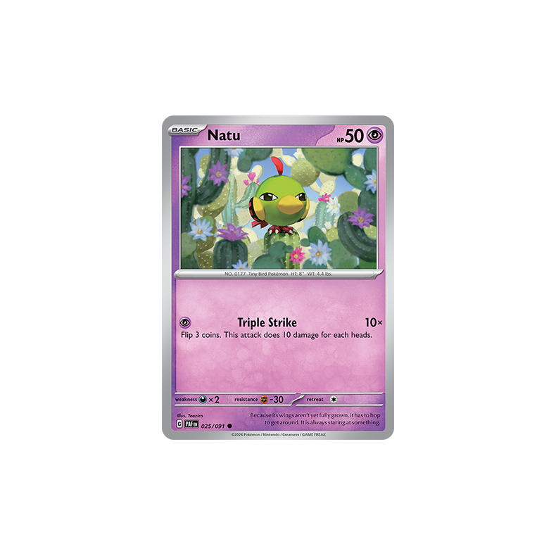 Natu 025/091 - Paldean Fates Enkeltkort