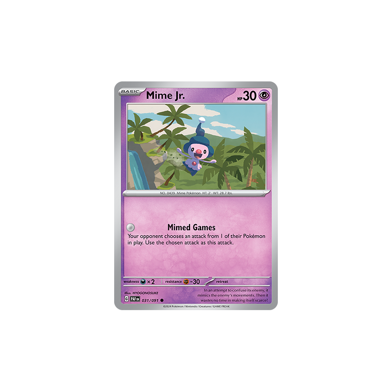 Mime Jr. 031/091 - Paldean Fates Enkeltkort