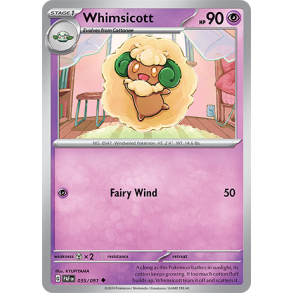 Whimsicott 035/091 - Paldean Fates Enkeltkort