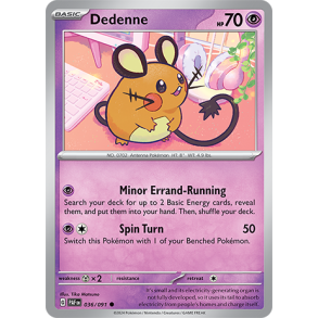 Dedenne 036/091 - Paldean Fates Enkeltkort