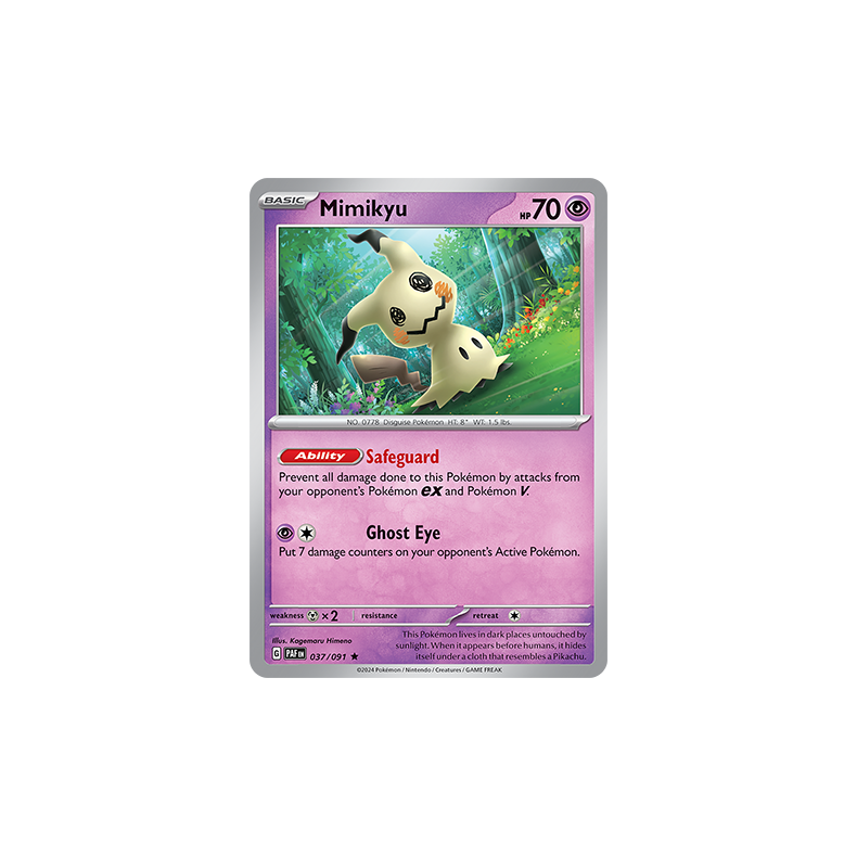 Mimikyu 037/091 - Paldean Fates Enkeltkort