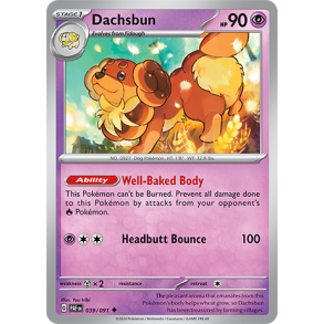 Dachsbun 039/091 - Paldean Fates Enkeltkort
