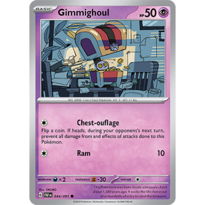 Gimmighoul 044/091 - Paldean Fates Enkeltkort