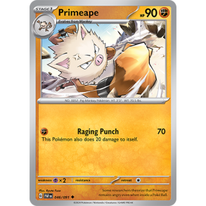 Primeape 046/091 - Paldean Fates Enkeltkort