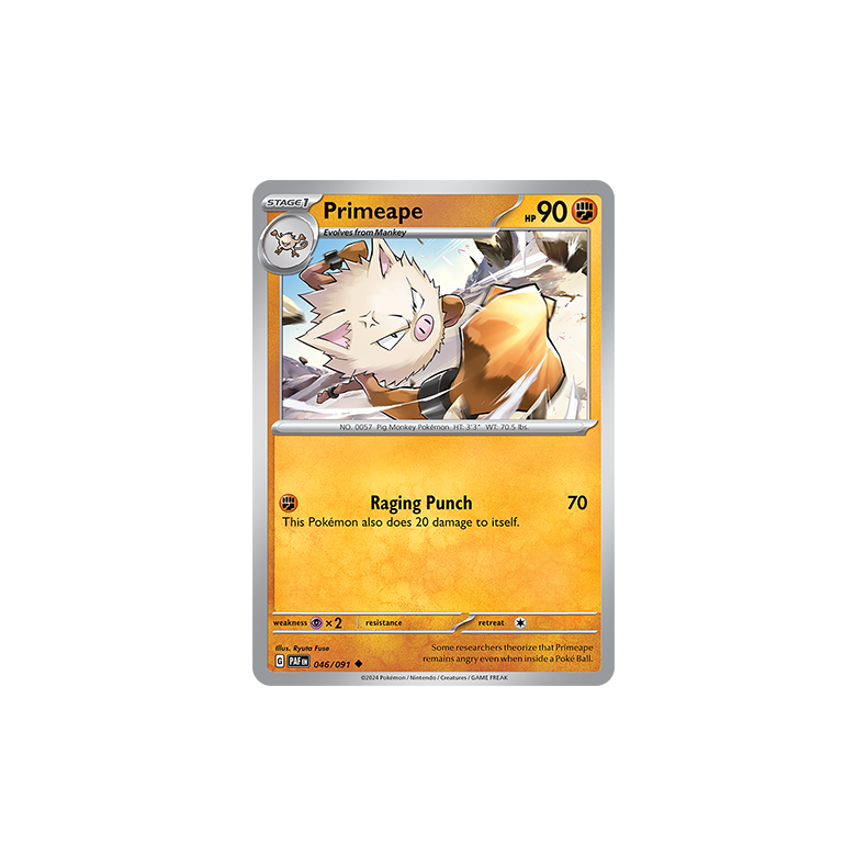 Primeape 046/091 - Paldean Fates Enkeltkort