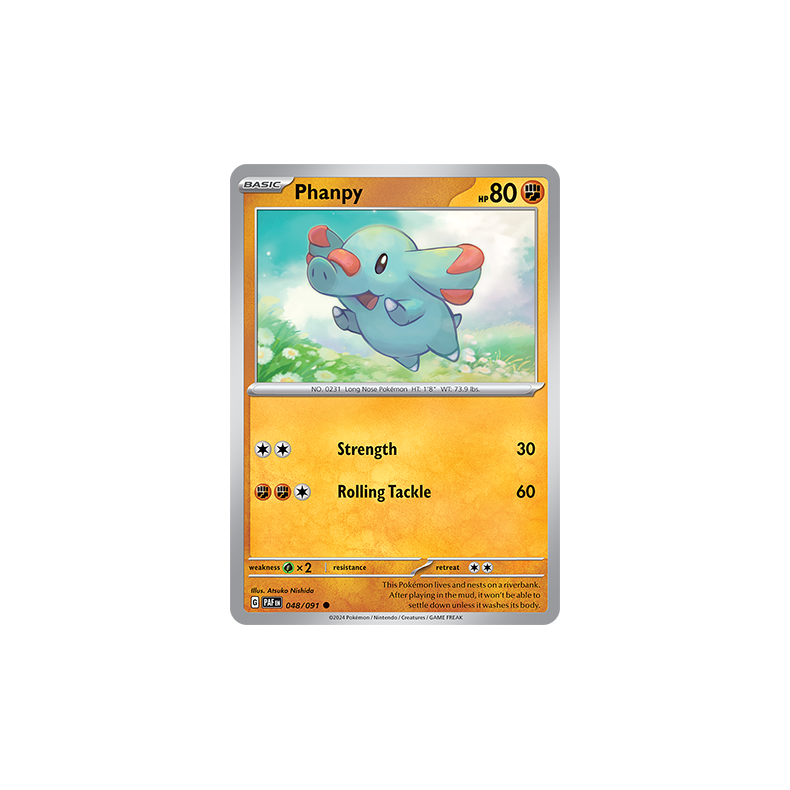 Phanpy 048/091 - Paldean Fates Enkeltkort