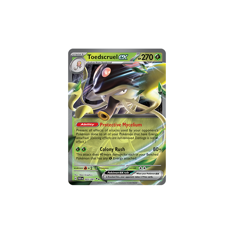Toedscruel ex 005/091 - Paldean Fates Enkeltkort
