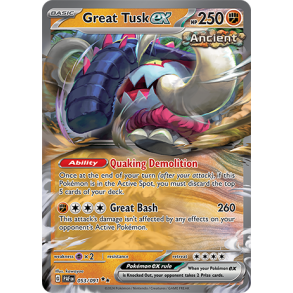 Great Tusk ex 053/091 - Paldean Fates Enkeltkort