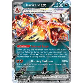 Charizard ex 054/091 - Paldean Fates Enkeltkort